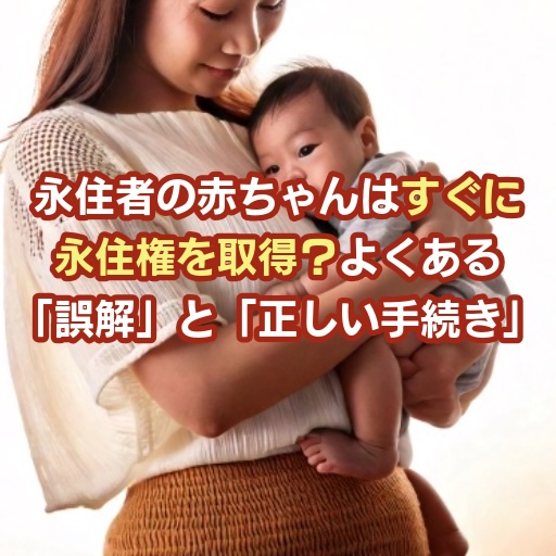 日本で生まれた永住者の子どもに必要な在留資格取得手続きを解説する行政書士ブログ