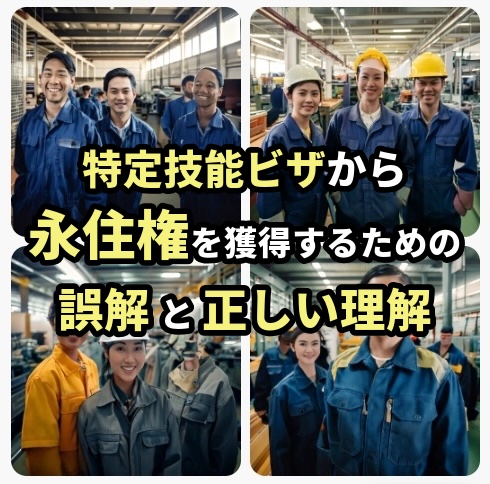 特定技能ビザから永住権申請を目指す外国人のための解説記事