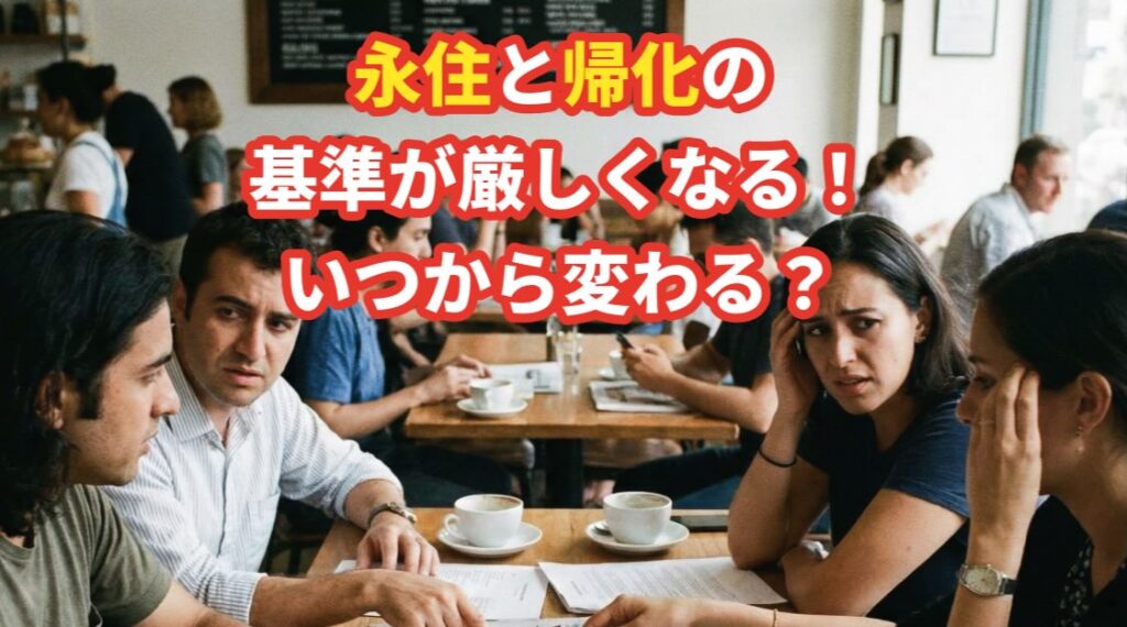 帰化と永住の厳格化についてビザ専門の行政書士が解説